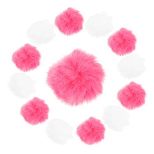 Levemolo 20st Künstliche Plüschbälle Pompons Zum Basteln Wohnaccessoires Kostümmaterialien Nähen Plüsch Pompons Flauschige Pompons Künstliche Bommelbälle Hüte DIY Flauschige Bälle Kunstfell von Levemolo