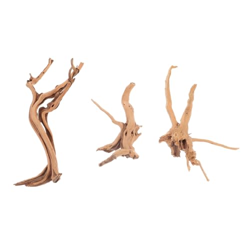 Levemolo 3stücke Natürliche Driftwood-Dekorationen Für Aquarien Lebensechte Versteckmöglichkeiten Für Fische Und Reptilien Für Aquariengestaltung Und Zufällige Levemolo 3stücke Natürliche Driftwood-Dekorationen Für Aquarien Lebensechte Versteckmöglichkeiten Für Fische Und Reptilien Für Aquariengestaltung Und Zufällige von Levemolo