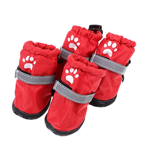 Levemolo Hundeschuhe Haustierschuhe Haustierstiefel Regenstiefel Outdoor-Schuhe Nicht-hundeschuhe Haustierschuhe Für Und Mittelgroße Hunde Warmes Design von Levemolo