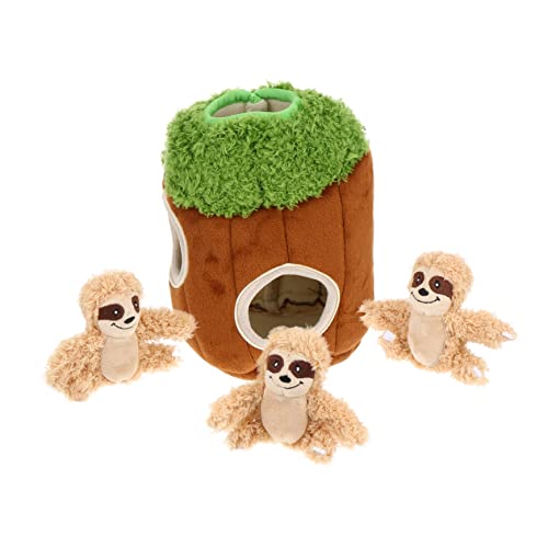 Levemolo 4 Stück Haustier Spielzeug Puzzle-Spielzeug für Welpen Spielzeug für Haustiere Interactive Dog Toys interaktives Spielzeug Hundespielzeug Hunde quietschendes Plüschtier Coffee von Levemolo