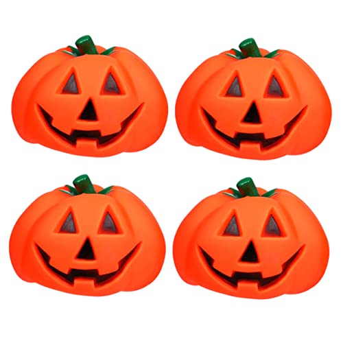 Levemolo 4er-Pack Quietschende Halloween-kürbisspielzeuge Zum Kauen Für Haustiere von Levemolo