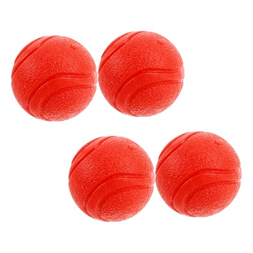 Levemolo 4 Stück Haustier Spielzeugball Welpenspielzeug Kauspielzeug Für Kleine Hunde Kleines Hundespielzeug Tiere Spielzeug Hundebälle Katzenball Katzenspielzeug Ball Katzen von Levemolo