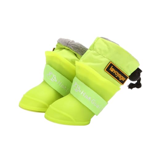 Levemolo Haustierschuhe 4er-Pack Regenstiefel und Bequeme Schuhe für Hunde – Outdoor-Schuhe von Levemolo