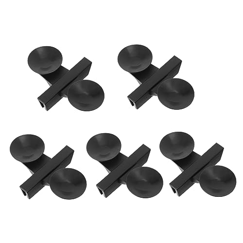 Levemolo Aquarium Saugnapf Clips Für Glastrennwand Isolation Net Suction Cups Für Aquarienheizer Und Zubehör Schwarze Clips Für Aquarienbedarf von Levemolo