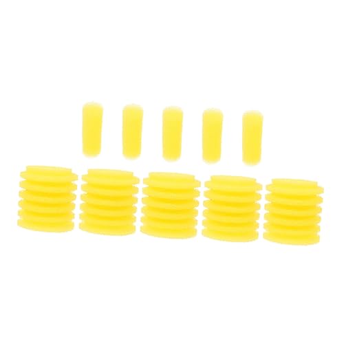 Levemolo 5st Die Filterkartusche Teichfilter Carbon-pad Betta-fischzubehör Betta-fischfilter Aquarium Luftpumpe Zubehör Für Aquarium-luftpumpen Aquarienversorgung Yellow Schwamm von Levemolo