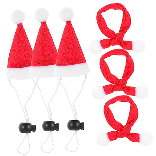 Levemolo 6stücke Teiliges Weihnachtskostüm-Set Für Haustiere Weihnachtsmütze Und Schal Set Für Hunde Und Katzen Party-zubehör Für Festliche Anlässe Levemolo 6stücke Teiliges Weihnachtskostüm-Set Für Haustiere Weihnachtsmütze Und Schal Set Für Hunde Und Katzen Party-zubehör Für Festliche Anlässe von Levemolo