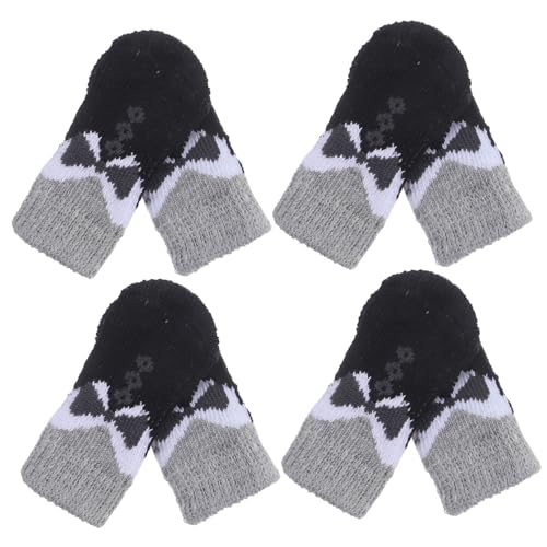 Levemolo Hundesocken 8 Stück Bequeme Haustierfreie Socken Für Hartholzböden von Levemolo