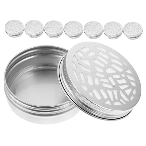 Levemolo 8 Stück Hundetraining Hundearbeitsduftetui Hundeduftarbeitsdosen Hundeduftkanister Welpenduftarbeitsdose Hundedufttrainingskoffer Dufttraining Für Hunde Silber Aluminium von Levemolo