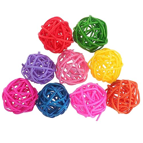 Levemolo 50pcs Papagei Rattan Vogel Kauen Spielzeug Multi-Funktion Decor Für Vögel Zufällige Farbe von Levemolo