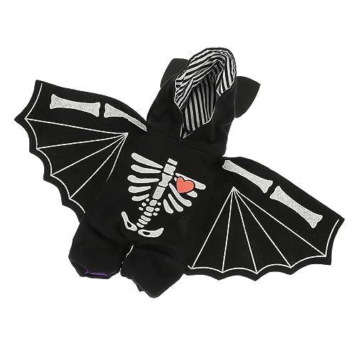 Levemolo Dog Halloween Costume Dog Costume Halloween bat Costume katzenbekleidung Katzenkleidung tragbare Hundekleidung entzückende Welpenkleidung entzückendes Hundekostüm Polyester von Levemolo