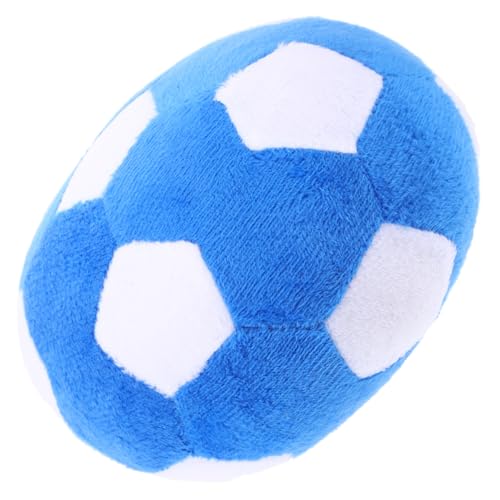 Levemolo Fußballspielzeug Für Haustiere Lustige Hundespielzeuge Welpenspielzeug Kleine Hunde Hundetrainingsspielzeug Beißspielzeug Für Hunde Fußball Hundespielzeug Sky-Blue Plüsch von Levemolo