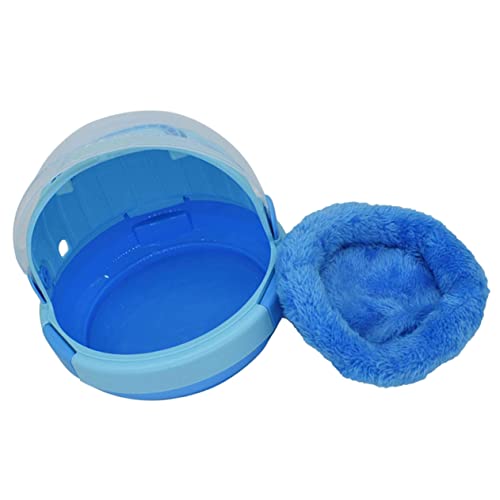 Levemolo Handkäfig Hamsterhaus Reiseträger für Vögel Hamsterbett Haustiervögel, die Käfig tragen Vogel-Papageienträger vogelkäfig Birdcage tragbarer Papageienkäfig Vögel Reisekäfig PVC Blue von Levemolo