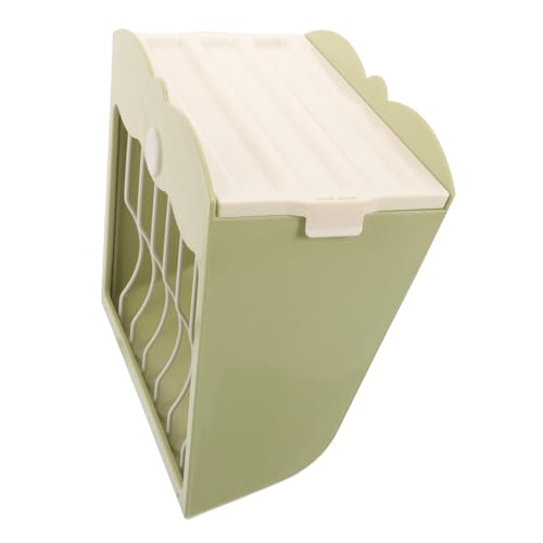 Levemolo Hasengrasständer Häschen-Feeder Lagerregal Futtermeerschweinchen Kaninchenständer Speicherhalter Käfighalter Für Kaninchen Feeder-Racks Meerschweinchenhalter Light Green Plastik von Levemolo