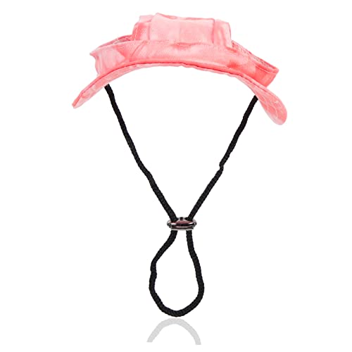 Levemolo Haustier-Baseballmütze Sonnenhüte für Hunde Baseballmützen für Haustiere Baseballmützen für Hunde katzenmützen Hundemütze Haustier-Sonne-Eimer-Hüte Sonnenschutzhüte Baumwolle Rosa von Levemolo