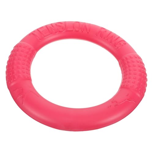 Levemolo Haustier- Hundespielzeug Hundetraining Flugscheibe Trainingsring für Hunde hundewelpen Spielzeug Puppy Toys Hund tägliche Zugversorgung Kauspielzeug für Hunde Eva Rosy von Levemolo