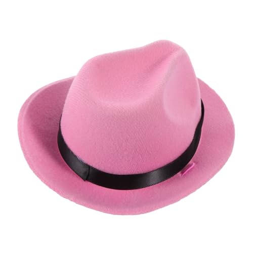 Levemolo Haustier Hut Kätzchen-Zubehör Katze Sommer Sonnenhut Cowboy-Haustiermütze Hüte Hund süße Mütze hundefressnäpfe hundezwinger Haushaltshundemütze dekorativer Welpenhut Baumwolle Rosa von Levemolo