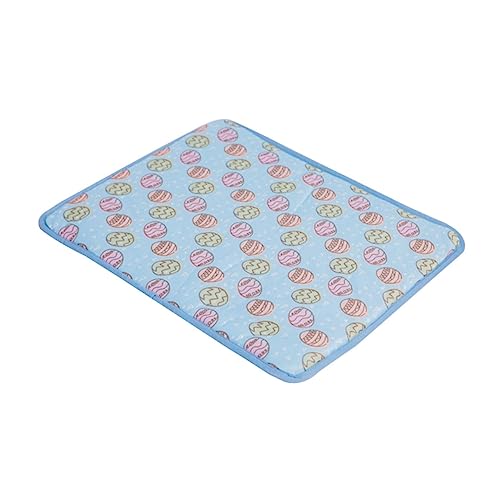 Levemolo Haustier Kühle Unterlage rutschfeste Welpen-PIPI-Pads Sommerbett Für Welpen Extra Große Hundeunterlagen Selbstkühlende Matte Für Katzen Hundekühlmatte Extra Groß Kühlung Blue Stoff von Levemolo