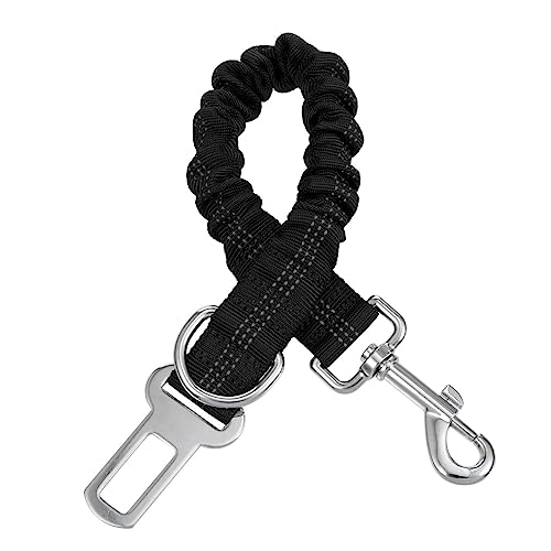 Levemolo Haustierleine sicherheitsschloss pet Supplies hundelaufband hundegürtel hundegurt reflektierende Leine Hund Halsband Riemen Welpen reflektierendes Seil Hundespaziergang Nylon Black von Levemolo