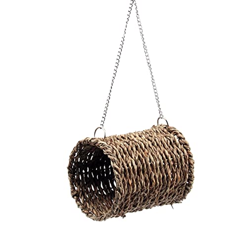 Levemolo Haustiernest haustierbett pet Bed Vogelhängematte vogelkäfig The Birdcage Vogelnesthaus weiche Hängematte Winterzelt Eichhörnchen Spielzeug Vogelhaus Haustier hängendes Bett Bambus von Levemolo