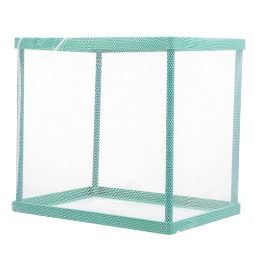 Levemolo Inkubation sbox Inkubation Netzwerk Guppy-Zuchtnetz Netz Fischbrutkasten Aquarium breeding Box Fish Incubator Zuchtbecken Zucht von Aquarienfischen Plastik und Stoff Green von Levemolo