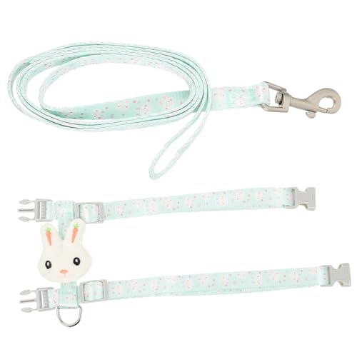 Levemolo Leinen Trainingsleine Für Hunde Leine Für Katzengeschirr Hundegeschirr Laufgeschirr Für Katzen Katzengeschirr Und Leine Haustier Katzenhalsband Hundeleine Kätzchenleine Green Nylon von Levemolo