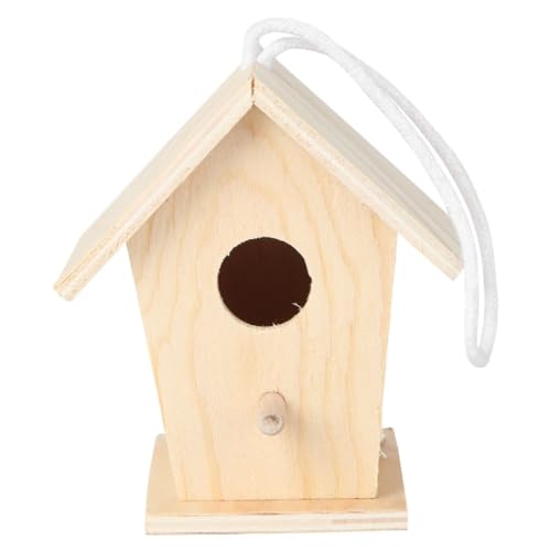 Levemolo DIY Vogelhaus Kinder Mini DIY Vogelhaus Mit Juteschnur Handgefertigtes Für Bastelset Zum Malen Und Gestalten Natürliches Ideal Für Kreative DIY Projekte Vogelhaus-bausatz von Levemolo