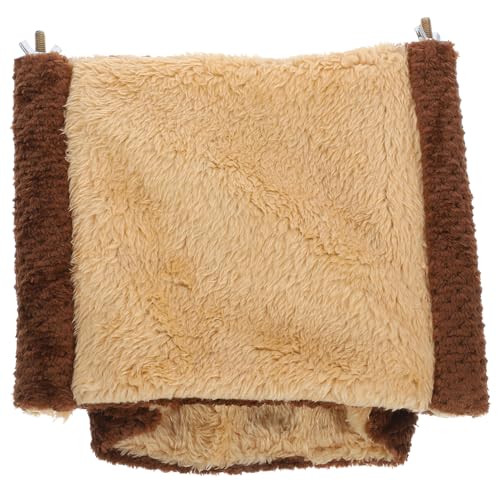 Levemolo Produkte Für Kleine Haustiere Zartes Meerschweinchenbett Käfig Chinchilla Hängematte Schönes Meerschweinchenbett Warme Hamsterhängematte Meerschweinchen Bett Orange Polyester von Levemolo