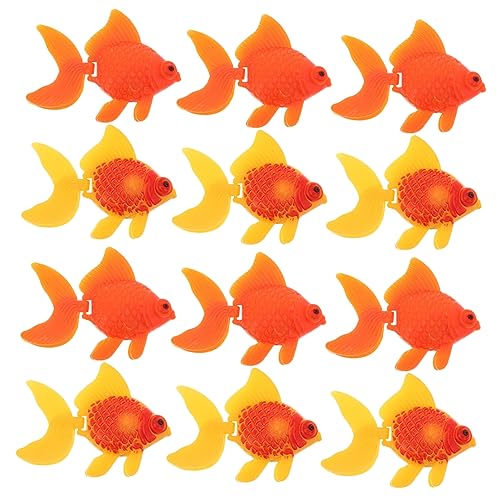 Levemolo Realistischer Goldfische Falscher Fisch Gefälschte Fischtankdekoration Aquarium Kind Aquarienverzierung Modell Realistischer Schwimmende Bunte Künstlicher Schwimmender Falscher von Levemolo