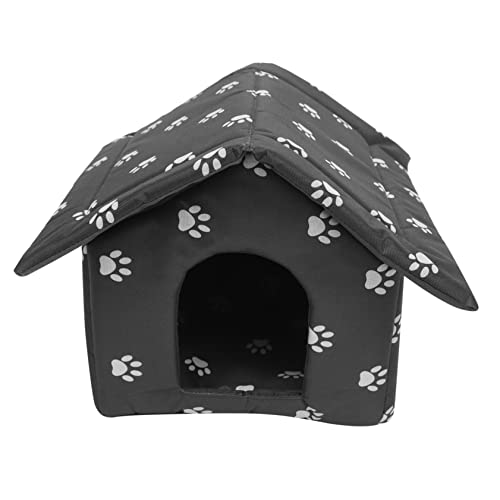 Levemolo Streunende Katzenhütte, Haustierunterkunft, Katzenunterkunft, Katzenhaus Für Draußen, Für Den Winter, Katzenhaus Für Draußen, Atmungsaktives Hundeheim, Unterschlupf Für Kleine von Levemolo