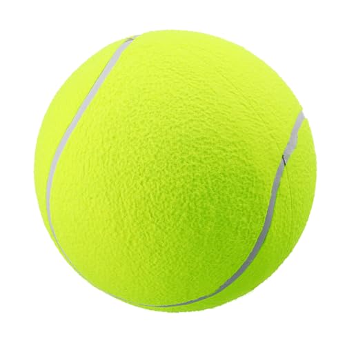 Levemolo Hundespielzeug Plüschtier Großer Tennisball Für Hunde Aufblasbares Hundespielzeug Übergröße Für Haustiere Ideales Kauspielzeug Für Aktives Und Beschäftigung Langlebig Und Robust Hund Ball von Levemolo