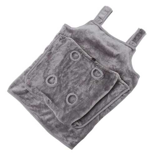 Levemolo Tragetasche Für Katzenschürze Schlafschürze Für Haustiere Outdoor-Tasche Für Haustiere Katzenhaustierhalteschürze Haustier-haltetasche Tragetaschen Für Haustiere Flanell Grey von Levemolo