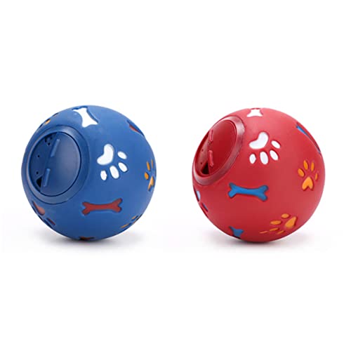 Levemolo Trainingsmaterial Hundezahnbürstenspielzeug Großes Hundespielzeug Leckerli-werfer Für Hunde Großer Hund Puzzle Ball Behandeln Spielzeug Für Haustiere Ziege Spielzeug Blue von Levemolo