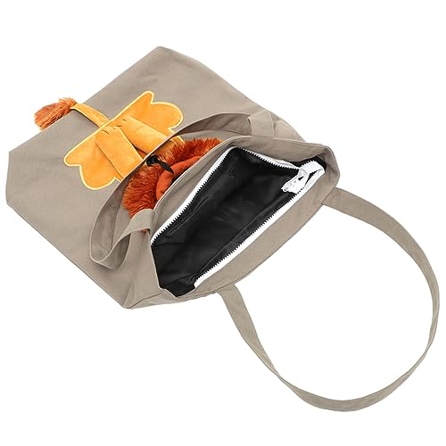 Levemolo Umhängetasche Katzentragetasche Haustiertasche Katze Nimmt Tasche Tragetasche Für Haustiere Reise-Einkaufstasche Canvas-Einkaufstasche Haustiertragerucksack Katzenträger Segeltuch von Levemolo