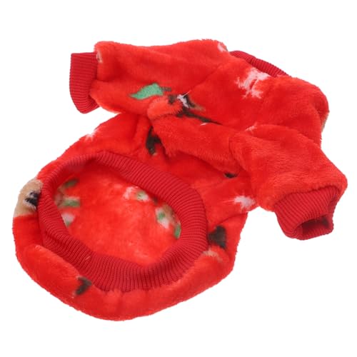 Levemolo Weihnachts-Elch-Hundekleidung Weihnachts-Hundepullover Hundekleidung für kaltes Wetter Weihnachts hundepullover Weihnachts-Hundeschal Weihnachtskostüm für Hunde warme Hundekleidung von Levemolo