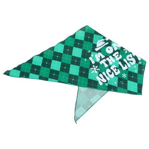 Levemolo Weihnachts Haustier Bandana Polyester Schal Haustier Schal Dreieckstuch von Levemolo