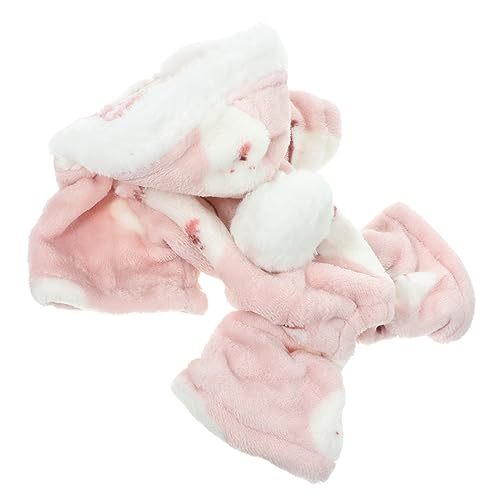 Levemolo entzückende Welpenkleidung Winter-Haustier-Dekor Hunde-Pyjama Thermokleidung für Haustiere Hunde Winterkleidung Haustiermantel Hund wintermantel Hund wärme Kleidung Baumwolle Rosa von Levemolo