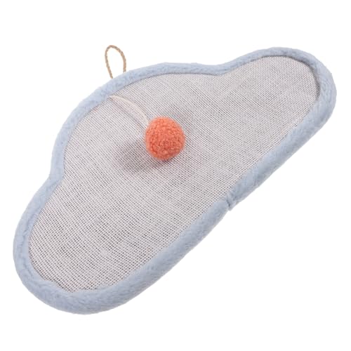 Levemolo kratzbaum für Katzen kratzspielzeug katzenmöbel Katzenkrallen katzenschere Krallen Katzen Accessoires cat Toys katzenklo Sisal-Schleifpad Kätzchenspielzeug zum Aufhängen Flanell von Levemolo