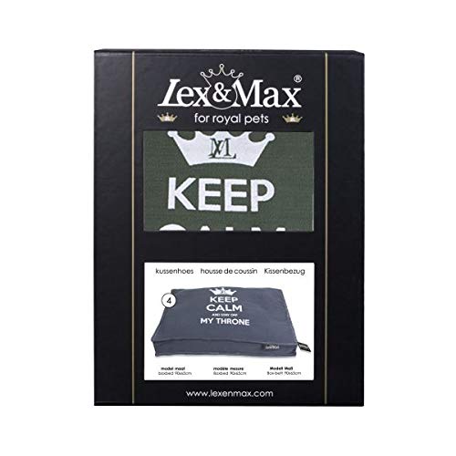 Lex max Funda Boxbed Keep Calm Verde Oscuro 90x65 von Lex max