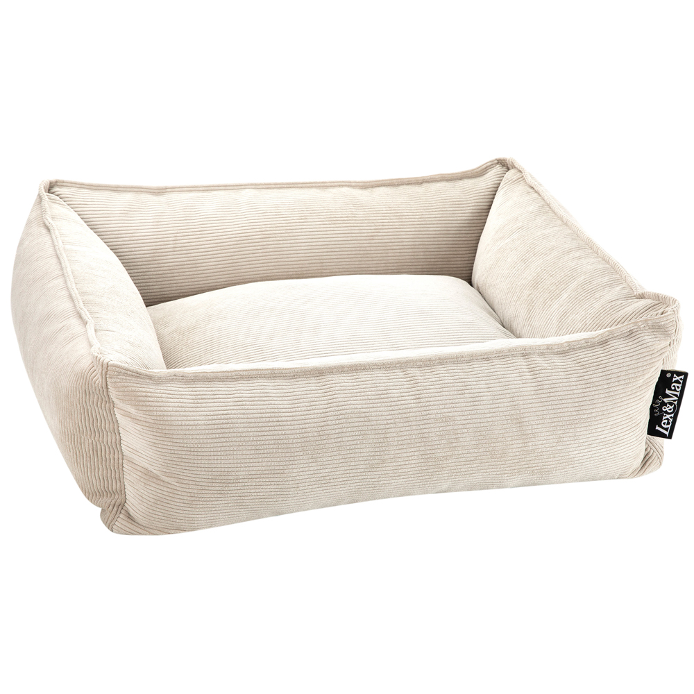 Lex & Max® Hundebett Chicago sand, Gr. 100 x 80 cm, Außenmaße: ca. 100 x 80 cm von Lex & Max®