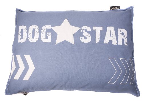 Lex & Max/PETFAB - Bezug DOG STAR für BENCH Hundekissen-Füllung - Größe: 100 x 70 cm, Farbe: Hellblau von Lex & Max