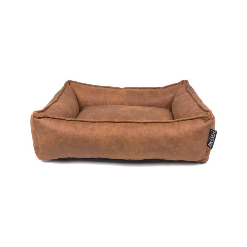 Lex & Max Alaska – Hundebett – 80 x 65 cm – Cognac von Lex & Max