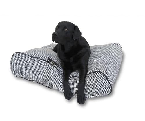 Lex & Max Beanbag Amalia, 90 x 60 cm, Schwarz/Ecru von Lex & Max