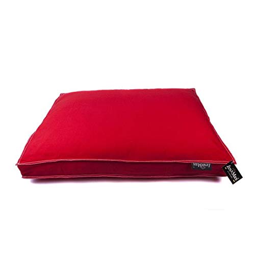 Lex&Max Bezug Tivoli für Boxbett, 75 x 50 cm, Rot von Lex & Max