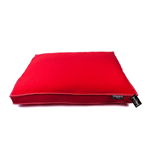 Lex & Max Bezug Tivoli für Boxbett, 90 x 65 cm, Rot von Lex & Max