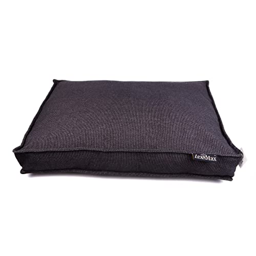 Lex & Max Bezug für Boxbett, 90 x 65 cm, Schwarz von Lex & Max