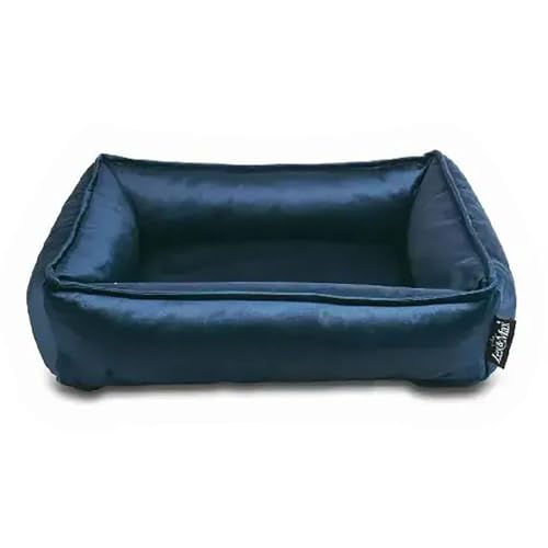 Lex & Max Hundebett Amsterdam,Mit waschbarem Bezug (M, Blau) von Lex & Max