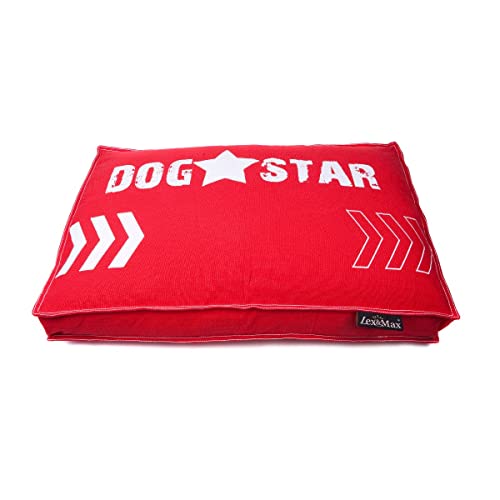 Lex & Max Hundedecke Dogstar, 120 x 80 cm, Rot von Lex & Max