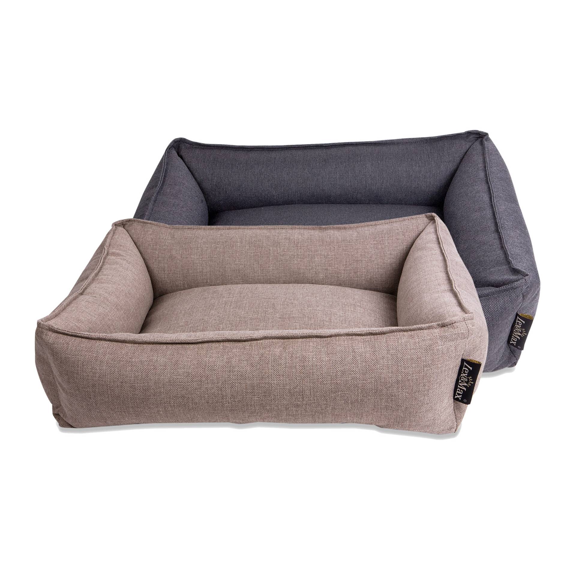 Lex & Max Paris – Hundebett – 100 x 80 cm – Grau von Lex & Max