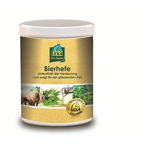 LEXA Bierhefe Pulver 3 kg für Pferdebesitzer, Natürliches Pferdefutter, 100% Bierhefe, unterstützt die Verdauung und sorgt für ein glänzendes Fell, 3 kg von LEXA