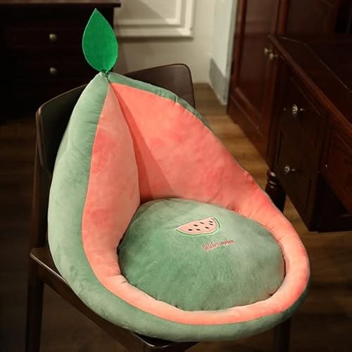 LfrAnk Avocado Wassermelone Pfirsich Plüsch Sitzkissen Innenboden Füllung Sofa Bunte Tierdekoration Kissen Kinder Geschenk 50cm 2 von LfrAnk